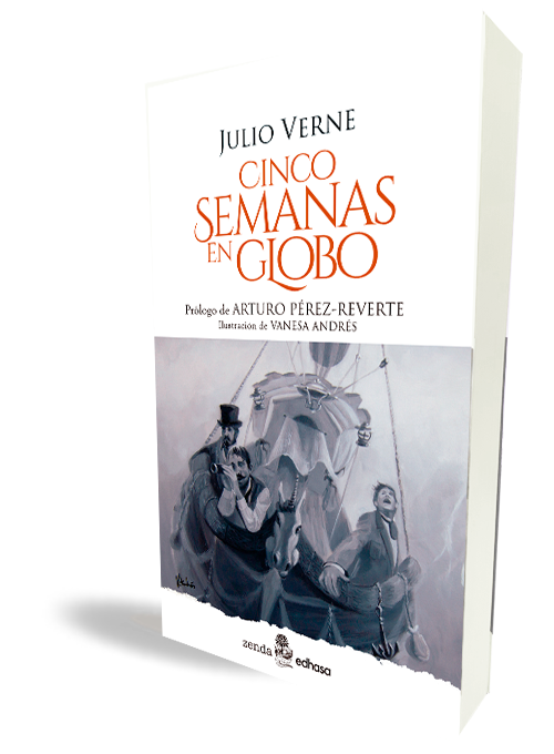 libro de aventuras Cinco semanas en globo