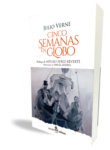 libro de aventuras Cinco semanas en globo